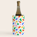 Colorful abstract geometric shape art pattern Wine Chiller Gallery Image 3