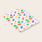 Colorful abstract geometric shape art pattern Notebook Gallery Image 2