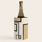 Piet Composition - Mid-Century Modern Minimalist Geometric Abstract Wine Chiller Gallery Image 2
