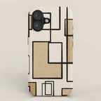 Piet Composition - Mid-Century Modern Minimalist Geometric Abstract iPhone Case Gallery Image 1