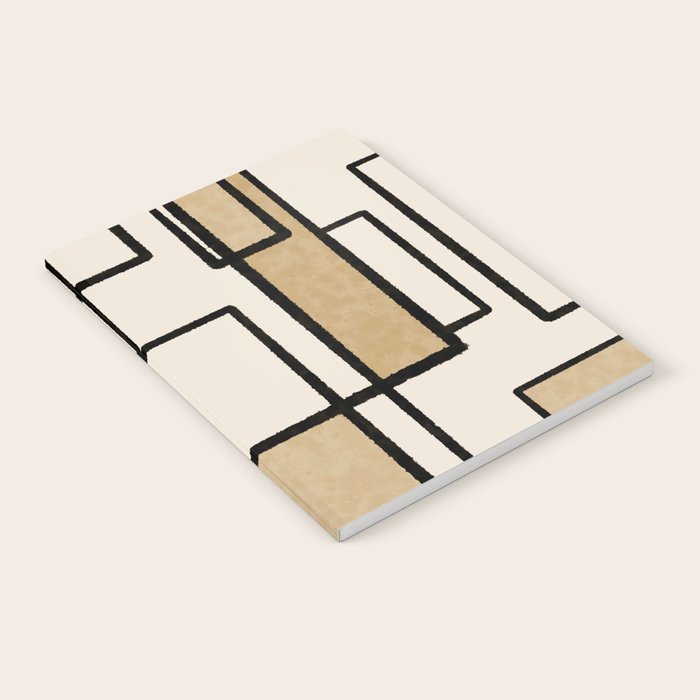 Piet Composition - Mid-Century Modern Minimalist Geometric Abstract Notebook Gallery Image 2