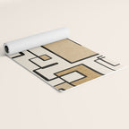 Piet Composition - Mid-Century Modern Minimalist Geometric Abstract Yoga Mat Gallery Image 2