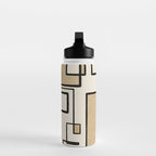 Piet Composition - Mid-Century Modern Minimalist Geometric Abstract Water Bottle Gallery Image 3