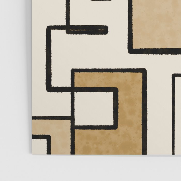 Piet Composition - Mid-Century Modern Minimalist Geometric Abstract Poster Gallery Image 3