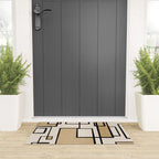 Piet Composition - Mid-Century Modern Minimalist Geometric Abstract Welcome Mat Gallery Image 3