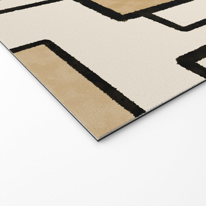 Piet Composition - Mid-Century Modern Minimalist Geometric Abstract Welcome Mat Gallery Image 2