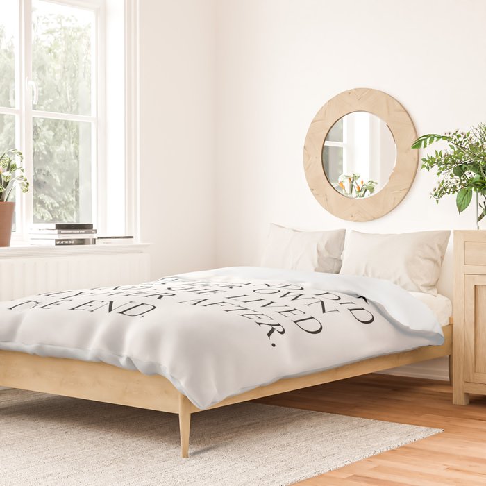 Once upon a time she said fuck this Duvet Cover Gallery Image 2