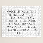 Once upon a time she said fuck this Jigsaw Puzzle Gallery Image 1