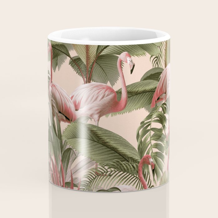 Elegance of Flamingos Coffee Mug Gallery Image 4