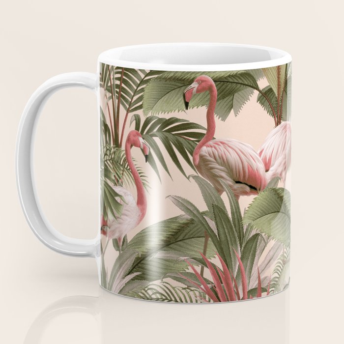 Elegance of Flamingos Coffee Mug Gallery Image 3