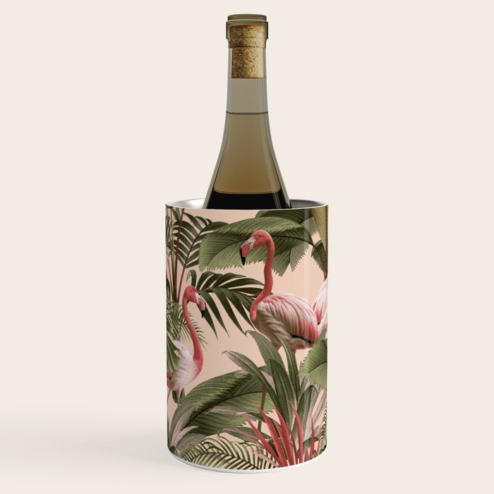 Elegance of Flamingos Wine Chiller Gallery Image 2
