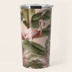 Elegance of Flamingos Travel Mug Gallery Image 1