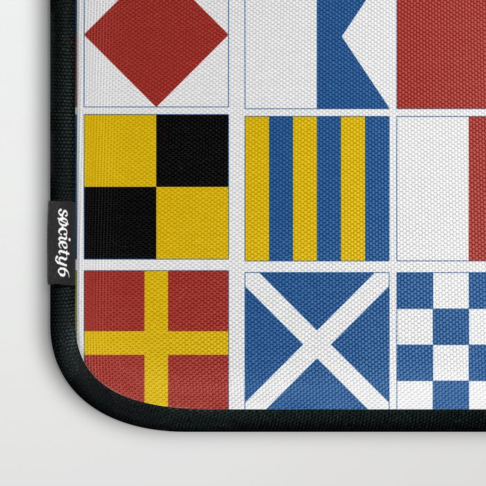 Nautical Flags Laptop Sleeve Gallery Image 3