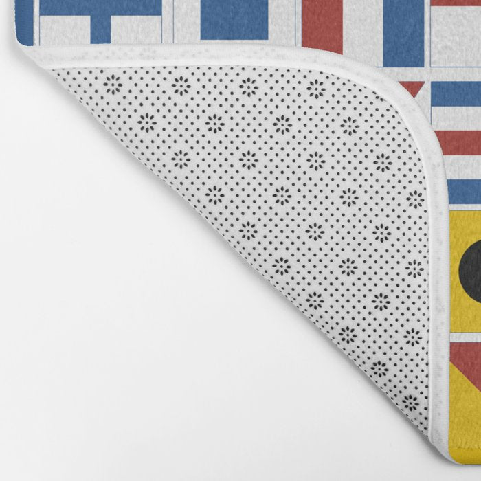 Nautical Flags Bath Mat Gallery Image 2