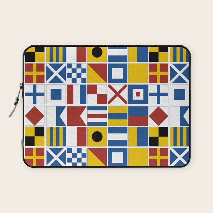 Nautical Flags Laptop Sleeve Gallery Image 1