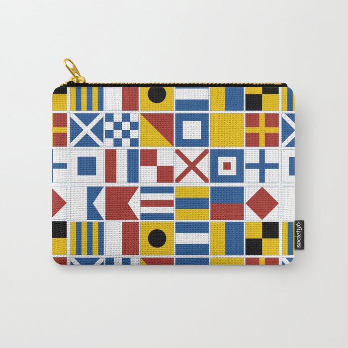 Nautical Flags Carry All Pouch Gallery Image 1