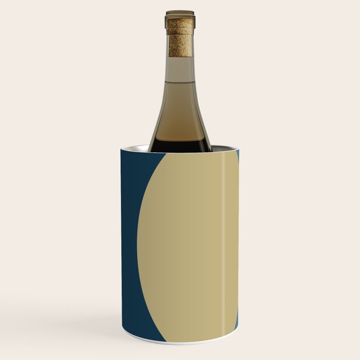 Rise of the Sun - Yellow, Blue, Geometric Art Wine Chiller Gallery Image 2