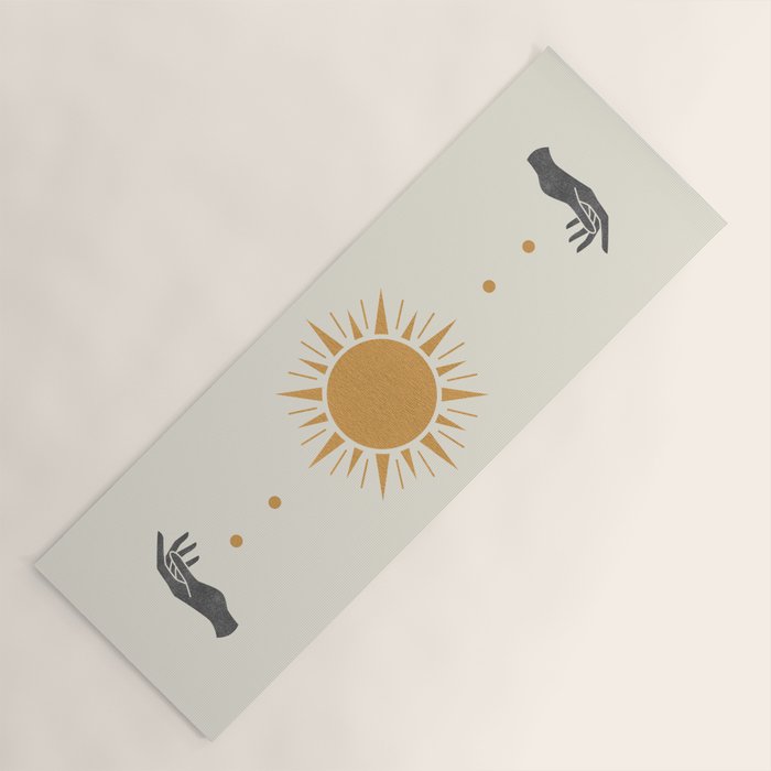 Sunburst Hand Yoga Mat Gallery Image 1