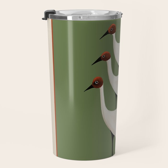Striped Bird Trio Travel Mug Gallery Image 3
