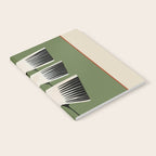 Striped Bird Trio Notebook Gallery Image 2