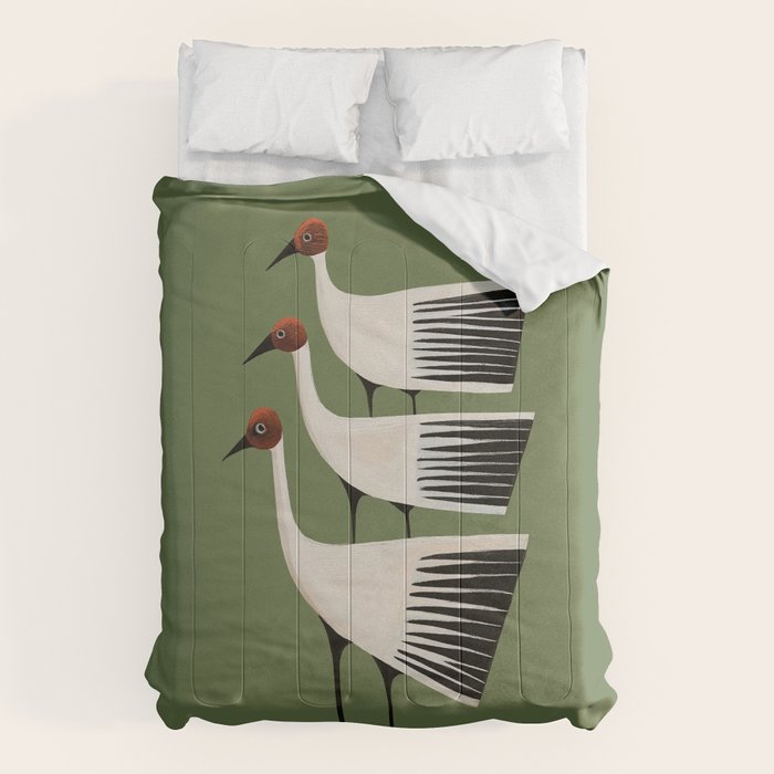 Striped Bird Trio Comforter Gallery Image 6