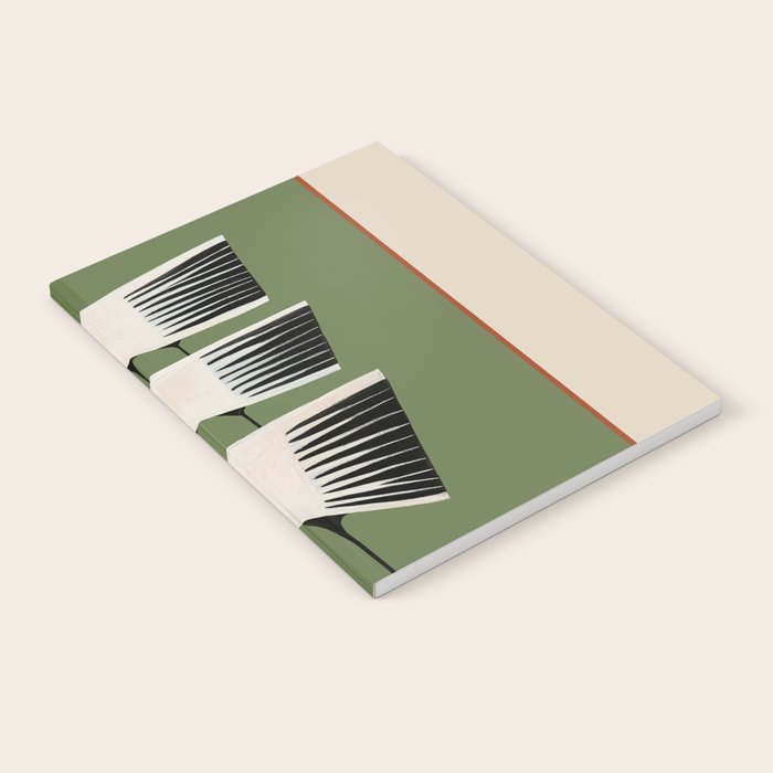 Striped Bird Trio Notebook Gallery Image 1