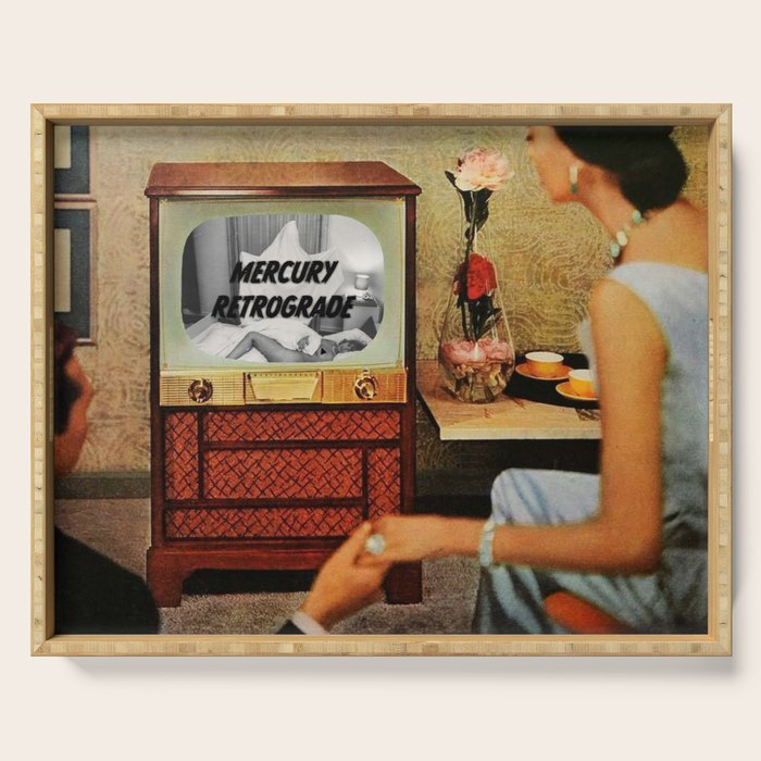 Spooky Mercury Retrograde Serving Tray Gallery Image 1