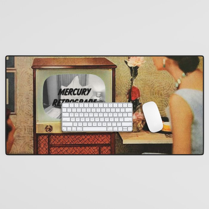 Spooky Mercury Retrograde Desk Mat Gallery Image 1