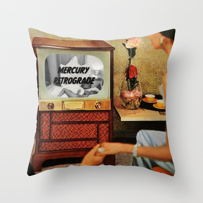Spooky Mercury Retrograde Throw Pillow Gallery Image 6