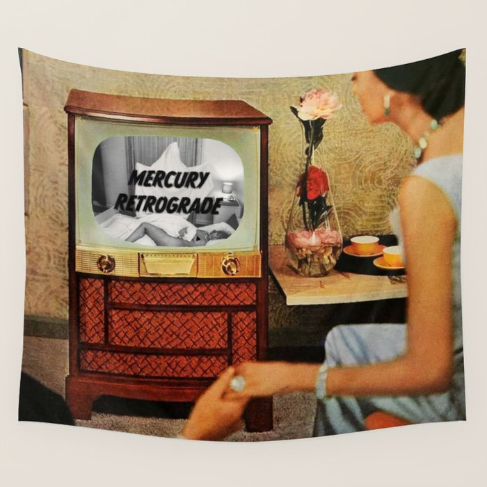 Spooky Mercury Retrograde Wall Tapestry Gallery Image 1