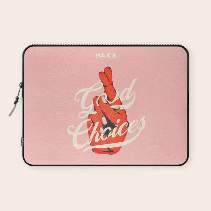 Make Good Choices Laptop Sleeve Gallery Image 1