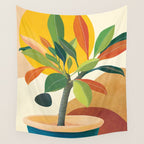 Colorful Branching Out 35 Wall Tapestry Gallery Image 4