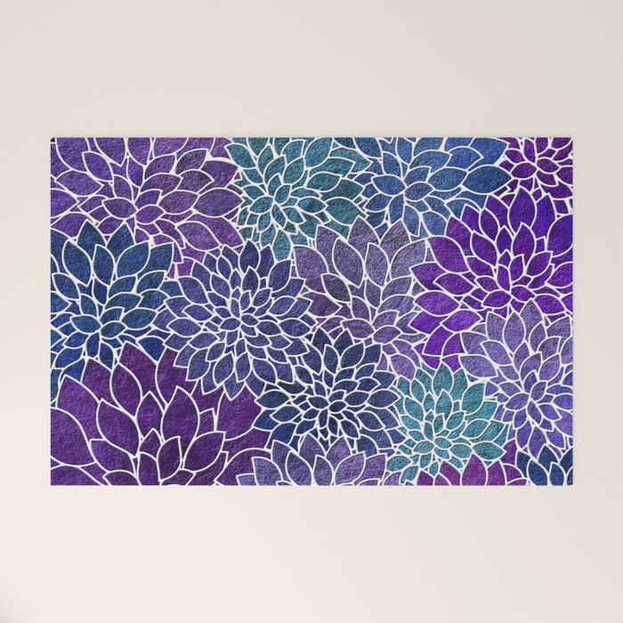 Floral Abstract 22 Welcome Mat Gallery Image 1