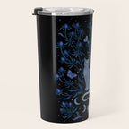 Blue Thistle & Cat Travel Mug Gallery Image 3