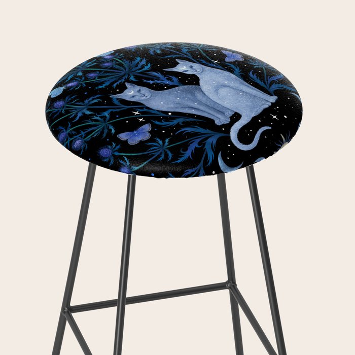 Blue Thistle & Cat Stool Gallery Image 2