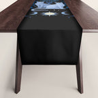 Blue Thistle & Cat Table Runner Gallery Image 1