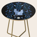 Blue Thistle & Cat Side Table Gallery Image 2