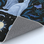 Blue Thistle & Cat Rug Gallery Image 4
