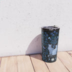 Blue Thistle & Cat Travel Mug Gallery Image 4