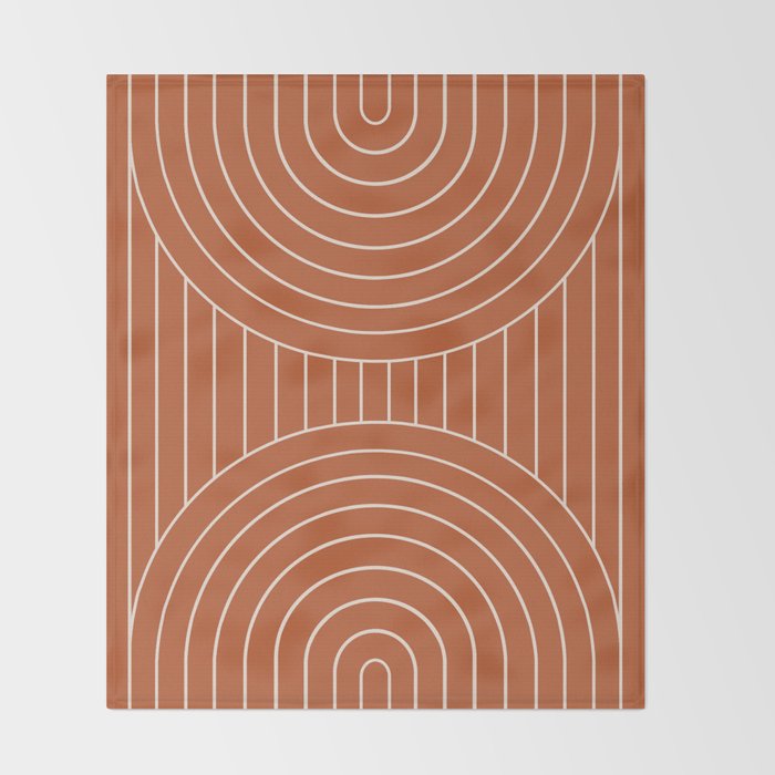 Arch Symmetry VIII Throw Blanket Gallery Image 2