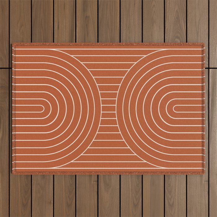 Arch Symmetry VIII Outdoor Rug Gallery Image 1