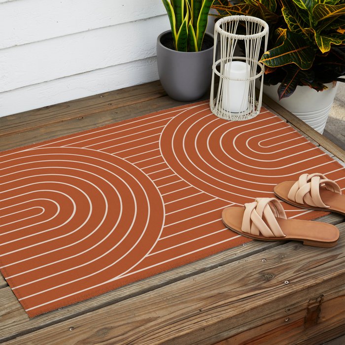 Arch Symmetry VIII Outdoor Rug Gallery Image 2