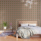 Christmas mosaic geometric pattern Wallpaper Gallery Image 3
