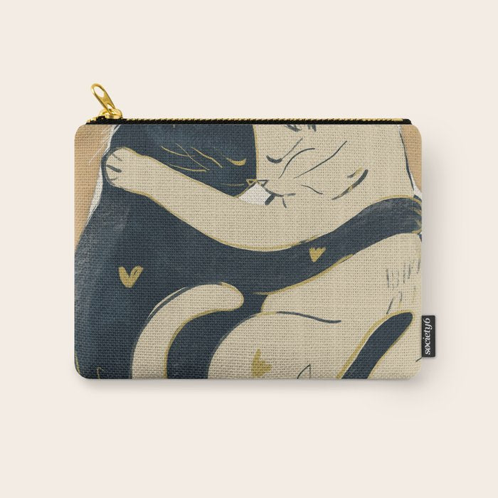 Cats In Love 2 Carry All Pouch Gallery Image 1