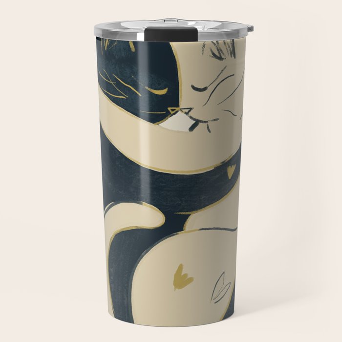 Cats In Love 2 Travel Mug Gallery Image 1