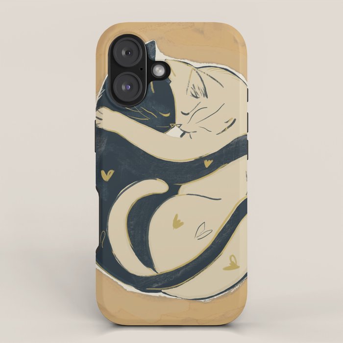 Cats In Love 2 iPhone Case Gallery Image 1