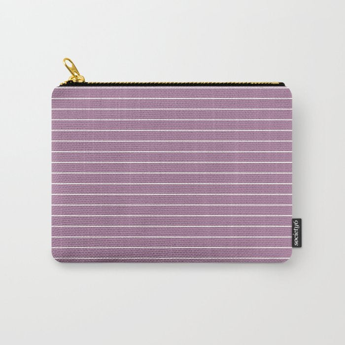 Minimal Arch XXXI Lilac Purple Modern Geometric Lines Carry All Pouch Gallery Image 1