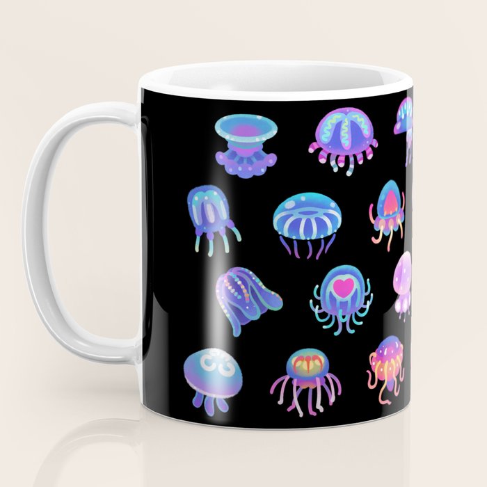 Jellyfish Day - dark Coffee Mug Gallery Image 3