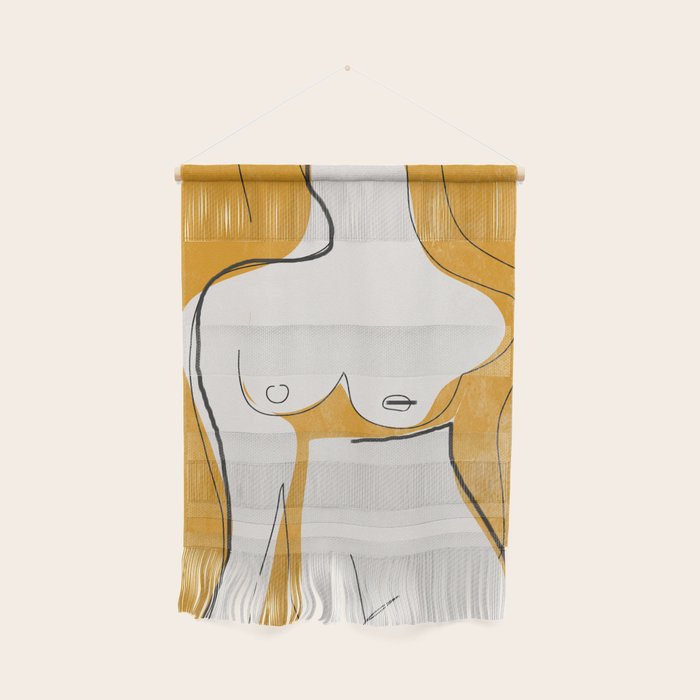 Abstract Line Art Nude Wall Hanging Gallery Image 1