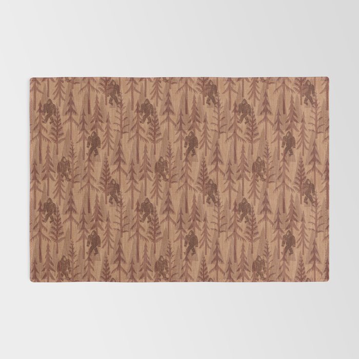 Subtle Sasquatch - Rust Rug Gallery Image 2